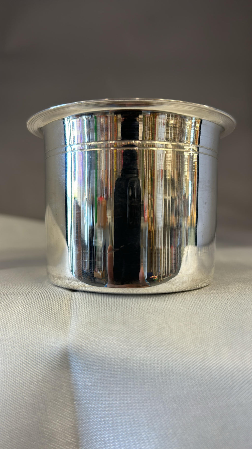 Silver Cup with Flared Rim | Silver Water Cup | Silver Puja Cup