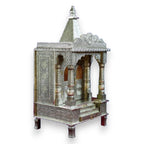 German Oxidised Wooden Temple with Doors