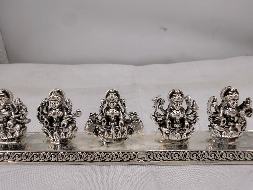 Silver Ashta Lakshmi Idol | 8 Forms of Lakshmi Statue | Eight Laxmi Murti