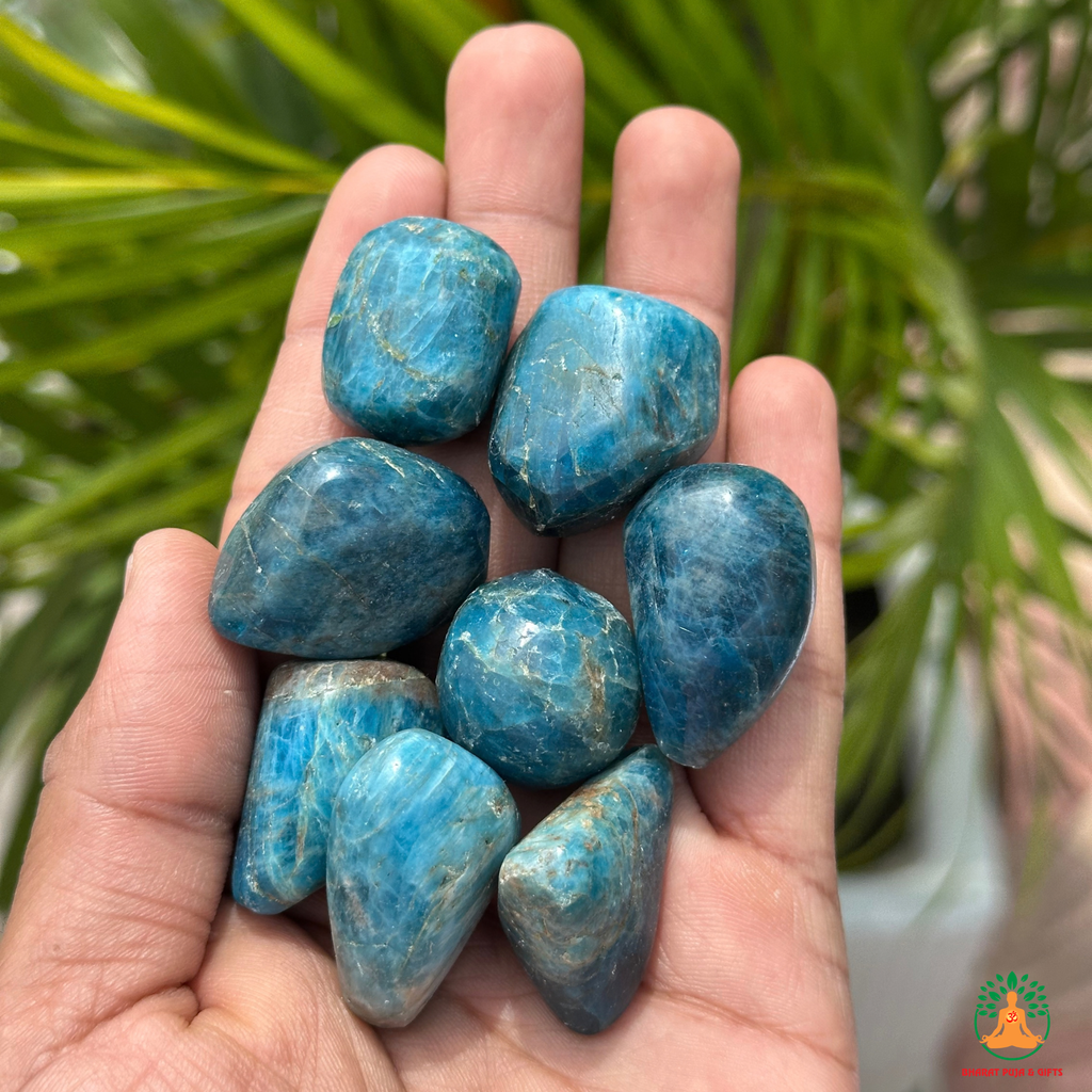 Natural Lepidolite Tumble Stones – Polished Blue Crystal Gemstones | Manifestation and Healing Crystals | High Quality Lepidolite Crystals
