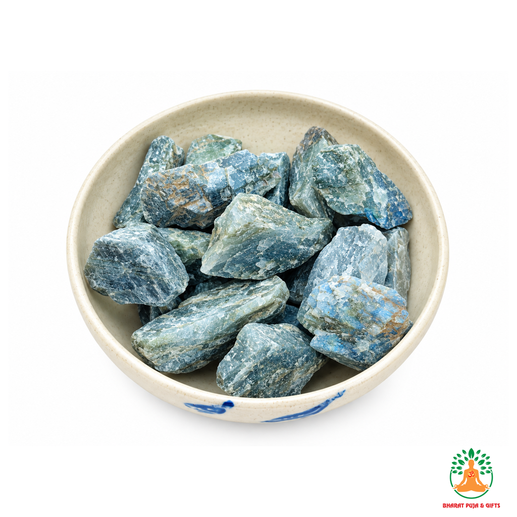 Labradorite Raw Crystals – Natural Rough Unpolished Blue Labradorite Stones | Blue Manifestation Healing and Meditation Crystals
