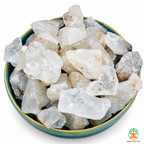 Clear Quartz Raw Crystals – Natural Rough Unpolished White Clear Quartz Stones | White Manifestation Healing and Meditation Crystals