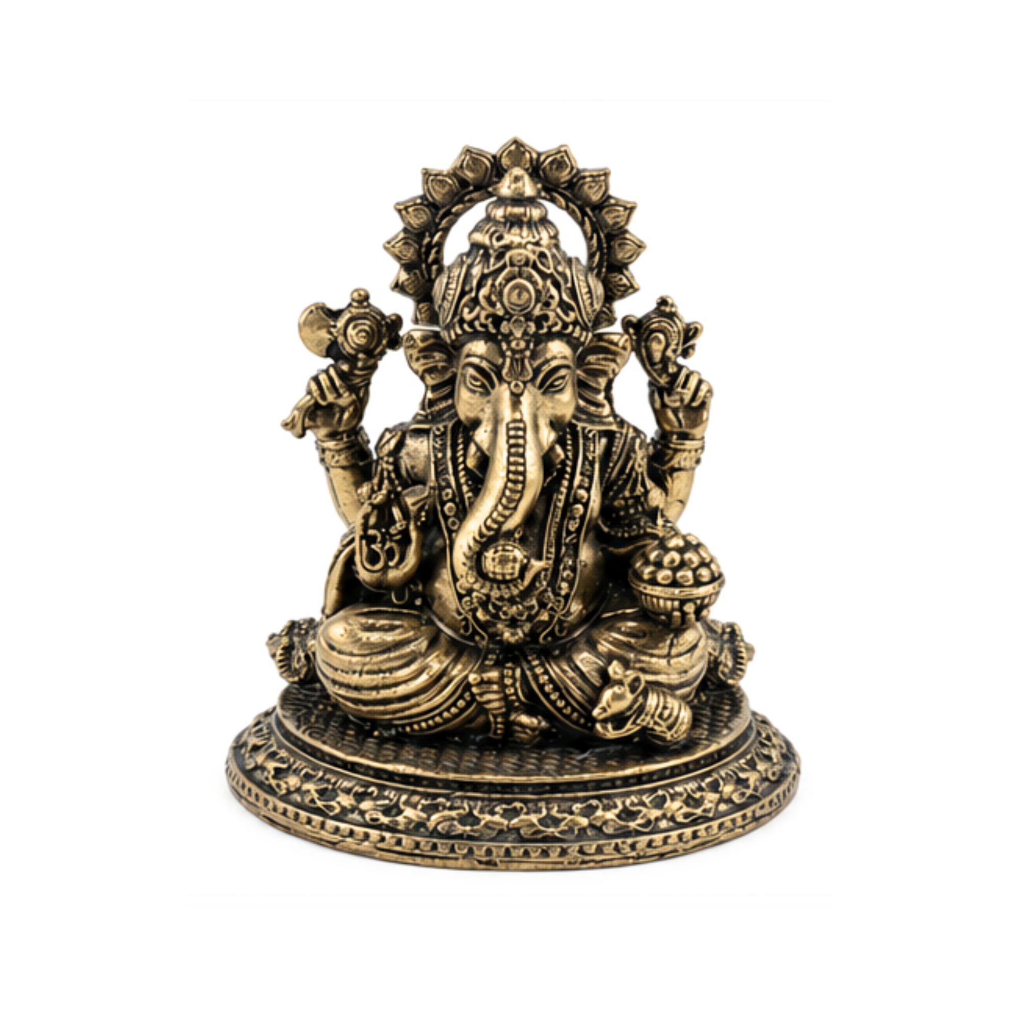 Panchadhatu Ganesha Idol with Modak in Trunk | Panchaloha Ganesha with Modak | Panchalogam Ganapati Murti with Modak