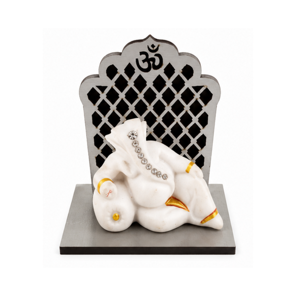 Ganesha Idol for Car Dashboard | Elegant Ganesha Murti Decor