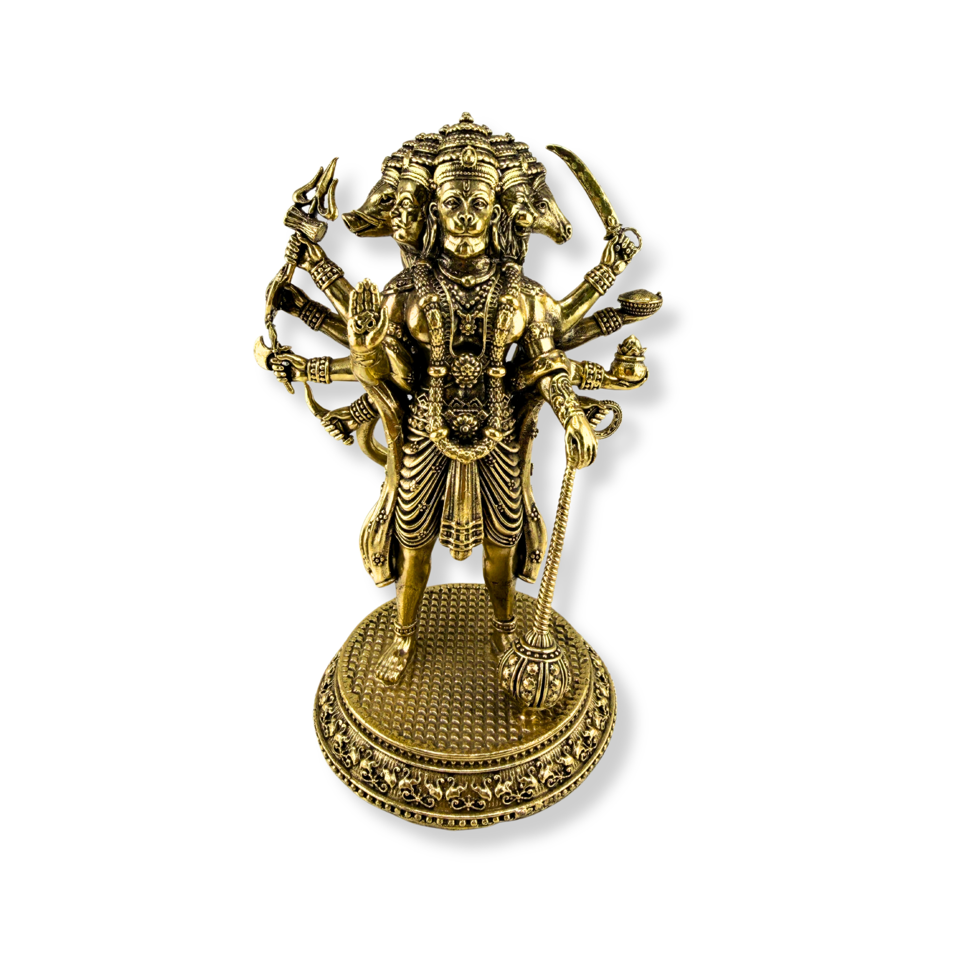 Panchadhatu Panchamukhi Standing Hanuman Idol | Panchaloha Hanuman Murti | Panchalogam Hanuman Statue