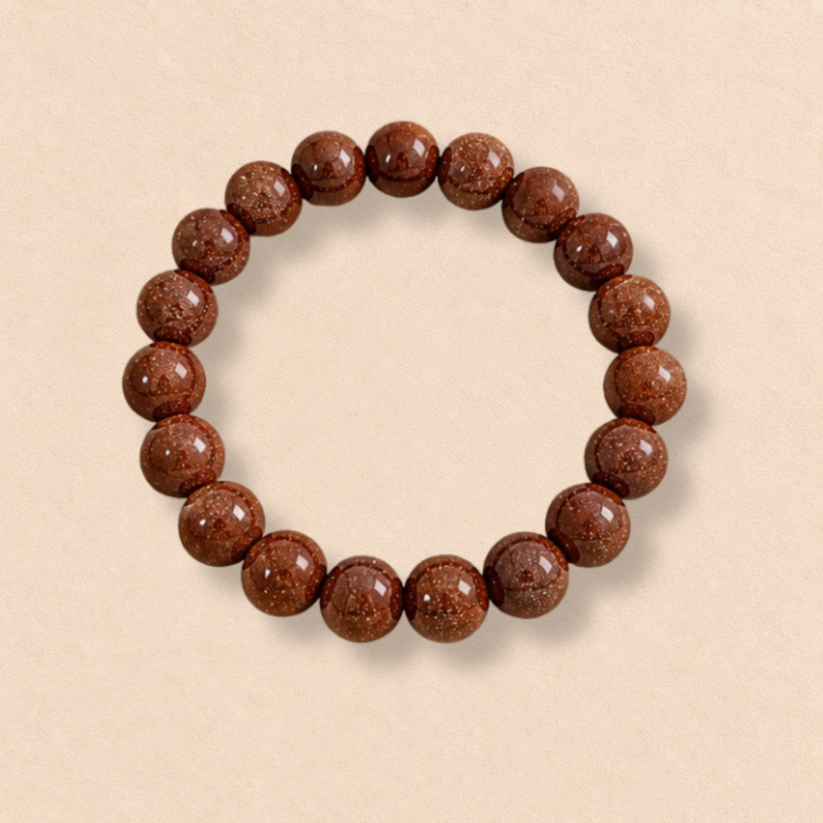 Red Goldstone Bracelet | Sparkling Brown Crystal Bracelet | Confidence & Motivation Jewelry | Positive Energy Bracelet | Spiritual Jewelry