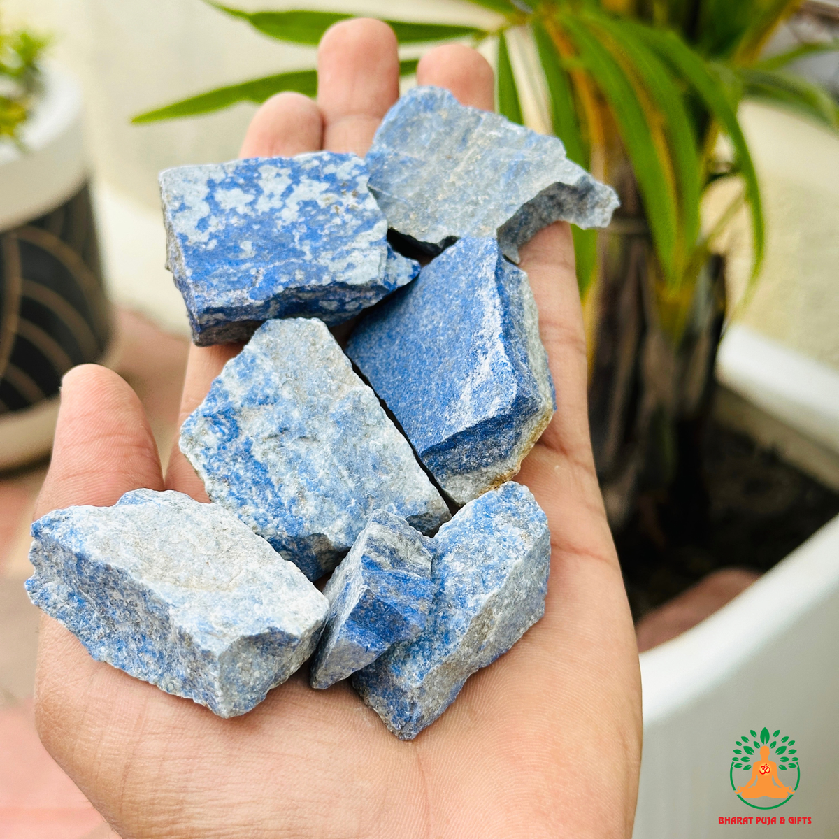 Lapis Lazuli Raw Crystals – Natural Rough Unpolished Blue Lapis Lazuli Stones | Blue Manifestation Healing and Meditation Crystals