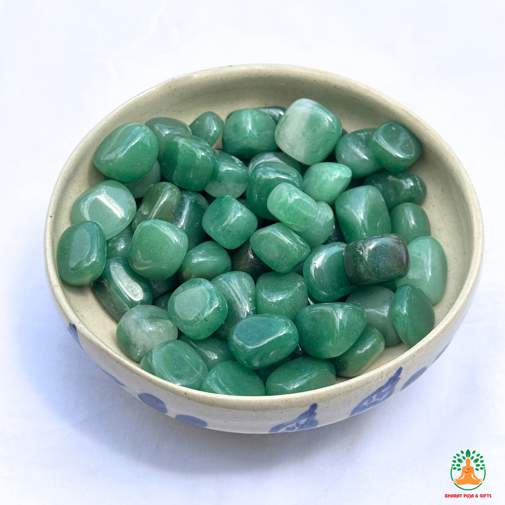 Green Aventurine Tumble Stones – Polished Natural Gemstones | Manifestation Healing and Meditation Crystals
