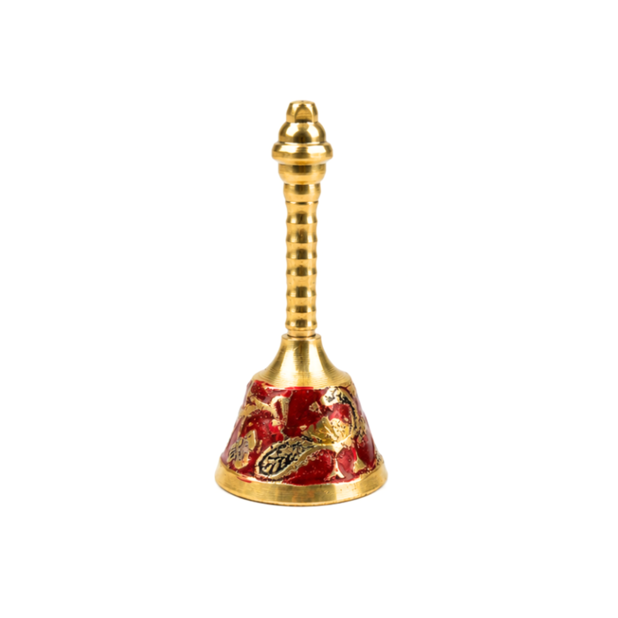 Brass Decorative Bell | Handcrafted Puja Ghanti for Home Temple | Fancy Prayer Bell
