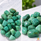 Natural Amazonite Tumble Stones – Polished Green Gemstones | Manifestation Healing and Meditation Crystals