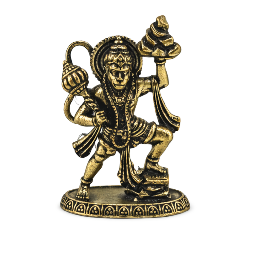Panchadhatu Hanuman Lifting Sanjeevani Mountain | Panchaloha Hanuman Murti | Panchalogam Hanuman Lifting Mountain Statue