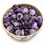 Natural Amethyst Tumble Stones – Polished Purple Gemstones | Manifestation Healing and Meditation Crystals