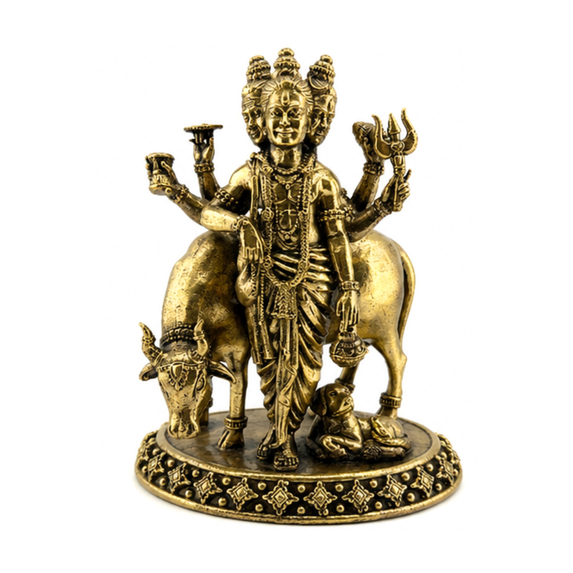 Panchadhatu Dattatreya Idol | Panchaogam Dattatreya Murti | Panchaloha Dattatreya Statue