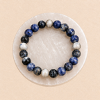 Natural Sodalite Crystal Bracelet | Crystal Jewelry | Meditation Yoga Bracelet | Crystal Gift for Men & Women