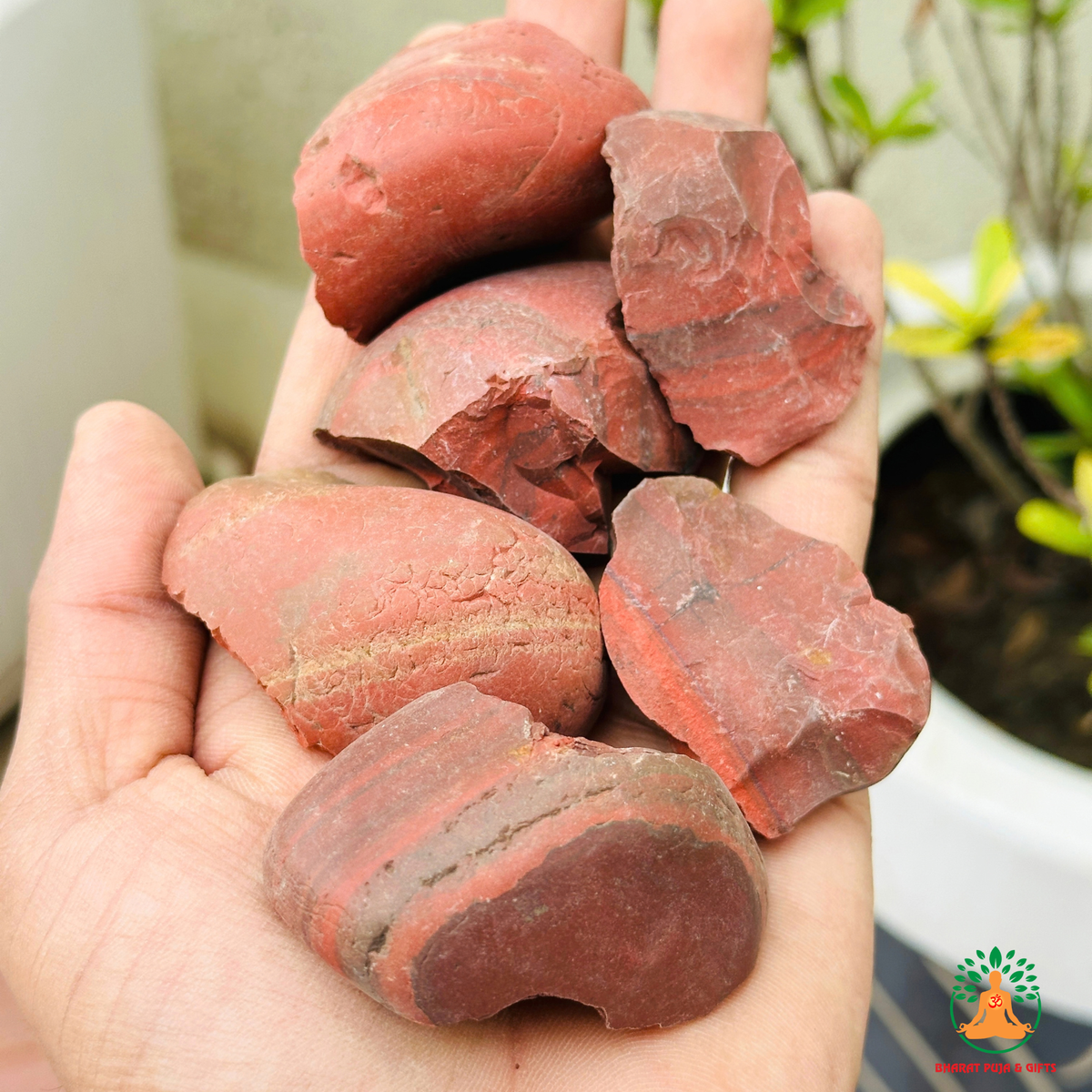 Red Jasper Raw Crystals – Natural Rough Unpolished Red Jasper Stones | Red Manifestation Healing and Meditation Crystals