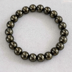 Natural Pyrite Bracelet | Pyrite Crystal Gemstone Bracelet | Prosperity & Abundance Jewelry | Protection Bracelet | Healing Jewelry