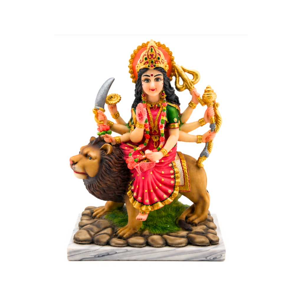 Large Durga Devi Idol | Goddess Durga on Lion | Traditional Maa Durga Statue | Large Durga Mata Murti