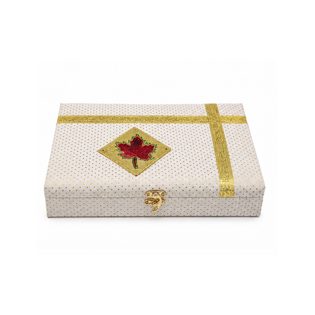 Royal Gold Embossed Dry Fruit | Decorative Gift Box