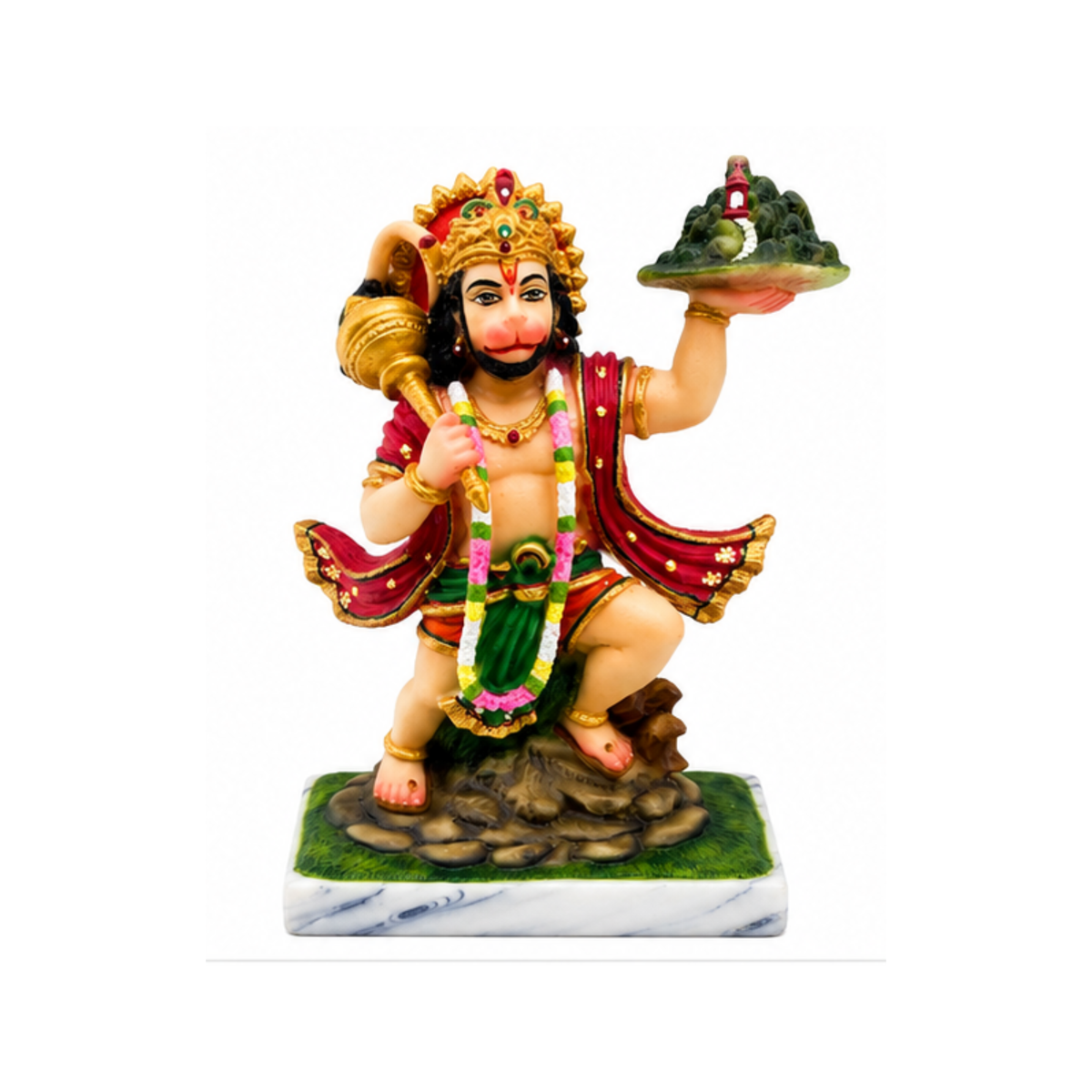 Hanuman Lifting Sanjeevani Mountain | Lord Hanuman Statue | Hanuman Holding Mountain Idol