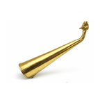 Brass Shringi | Gaumukhi Kamandalu | Jaladhara for Shivling Abhishek | Cow Mouth Abhishek Horn for Shiva Puja