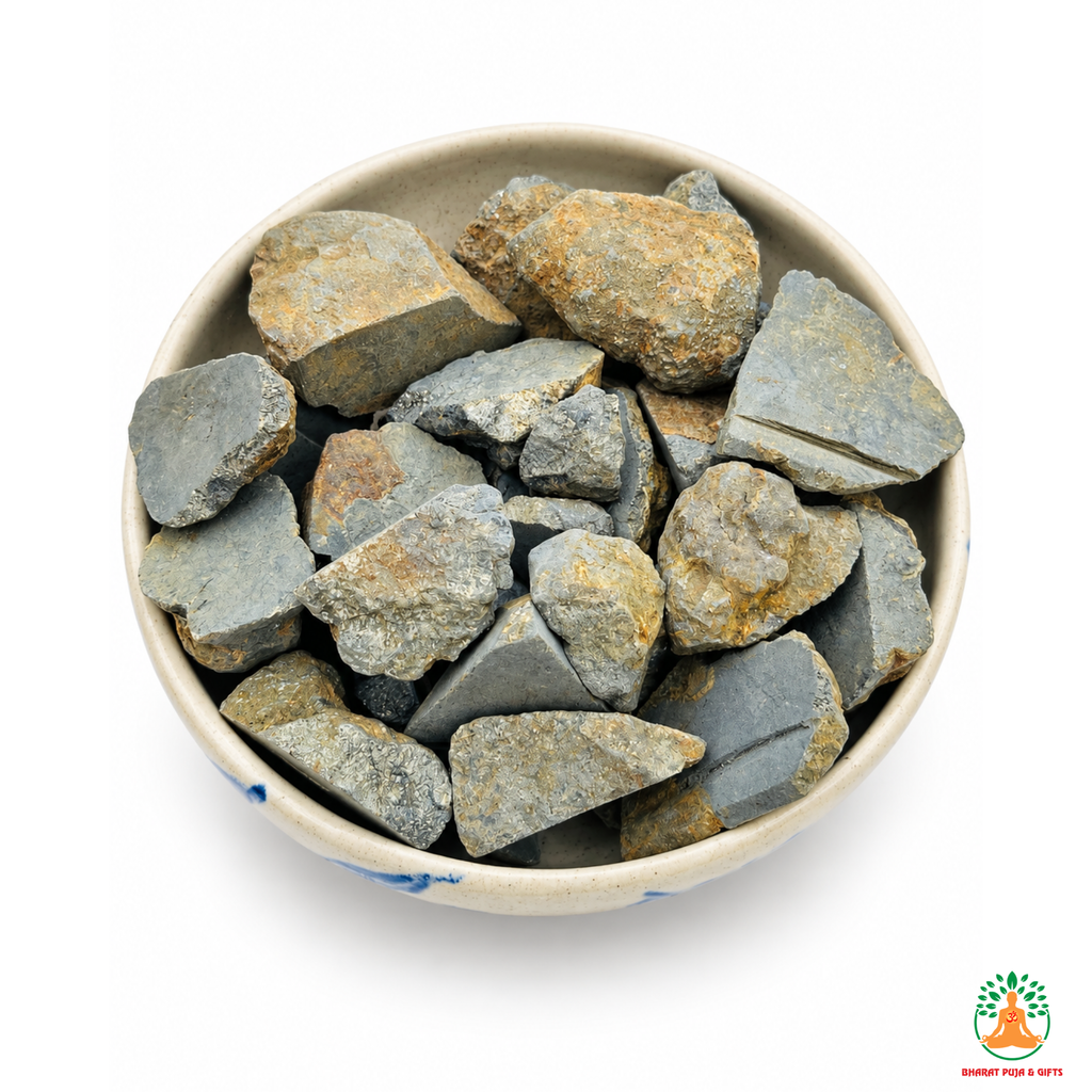 Pyrite Raw Crystals – Natural Rough Unpolished Gray Pyrite Stones | Gray Manifestation Healing and Meditation Crystals