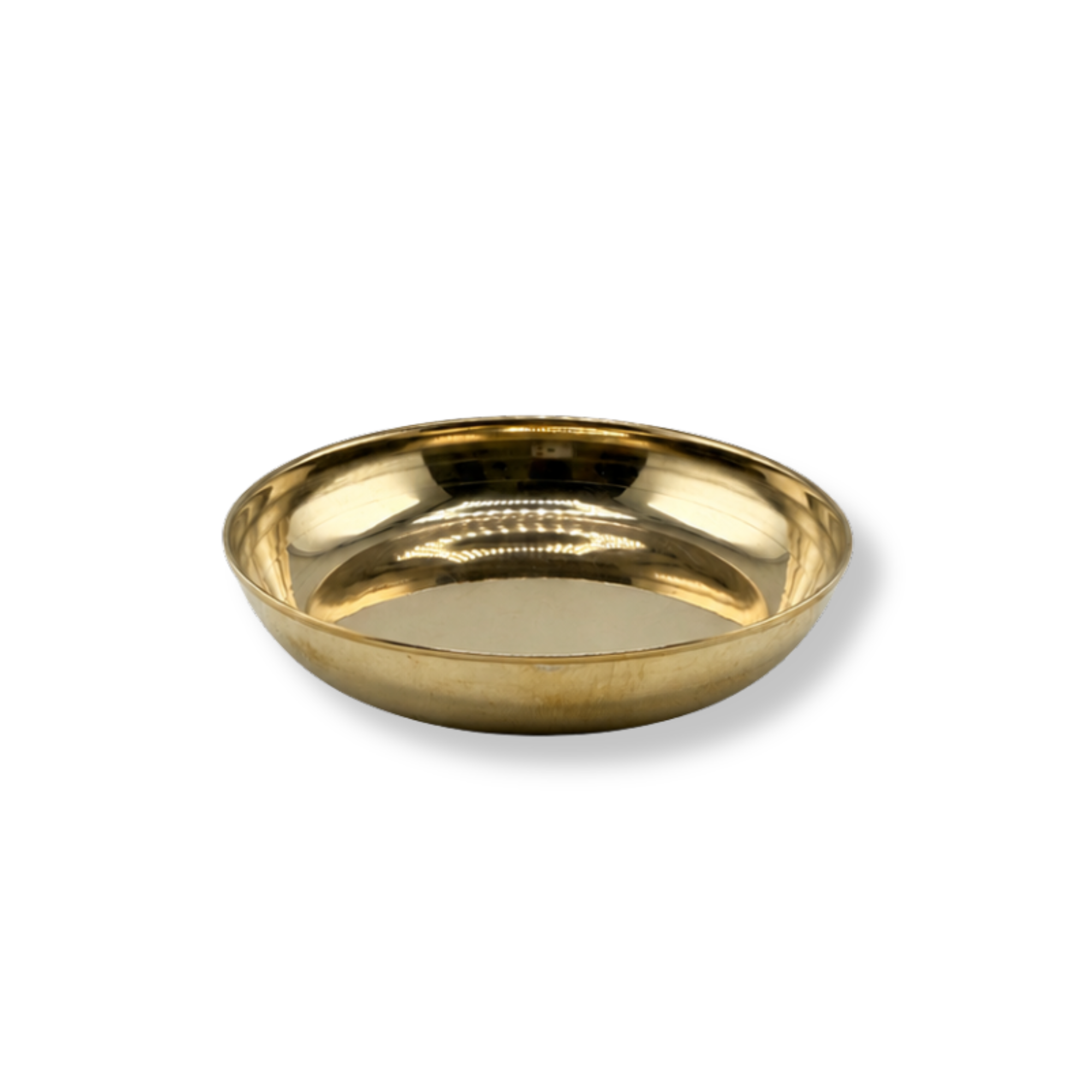 Kansa Plate 4 in | Traditional Bronze Dining & Puja Plate | Prasad Plate