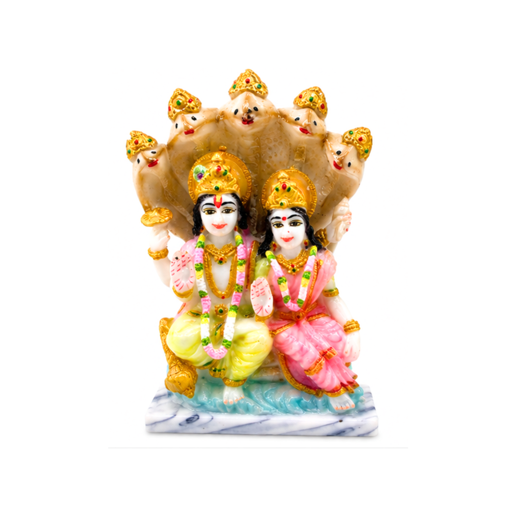 Small Lakshmi Narayana Murti | Vishnu Laxmi Idol | Lakshmi Narayan Statue