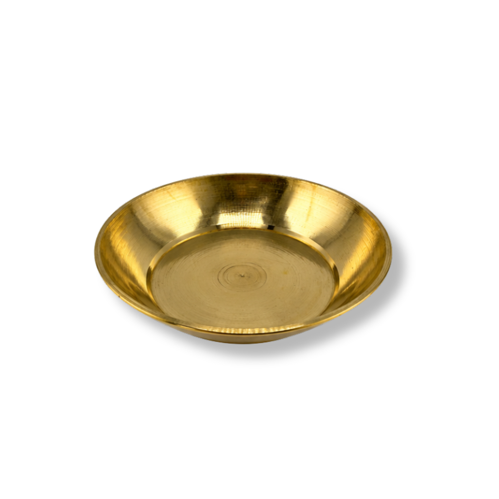 Kansa Plate 3.75 inch | Small Bronze Plate