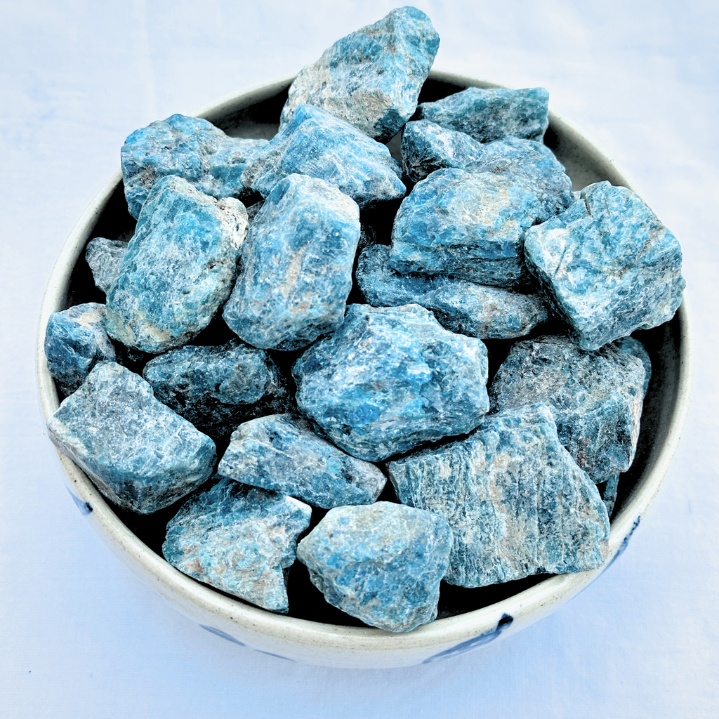 Lepoidolite Raw Crystals – Natural Rough Unpolished Blue Lepidolite Stones | Blue Manifestation Healing and Meditation Crystals