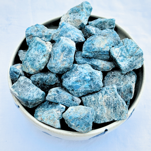 Lepoidolite Raw Crystals – Natural Rough Unpolished Blue Lepidolite Stones | Blue Manifestation Healing and Meditation Crystals