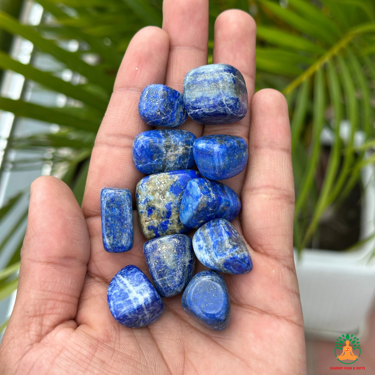 Natural Lapis Lazuli Tumble Stone – Polished Blue Gemstones| Manifestation Healing and Meditation Crystals