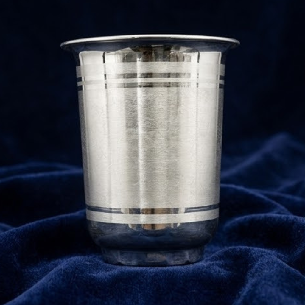 Silver Glass | Pure Silver Water Cup | Silver Tumbler | Silver Cup for Baby