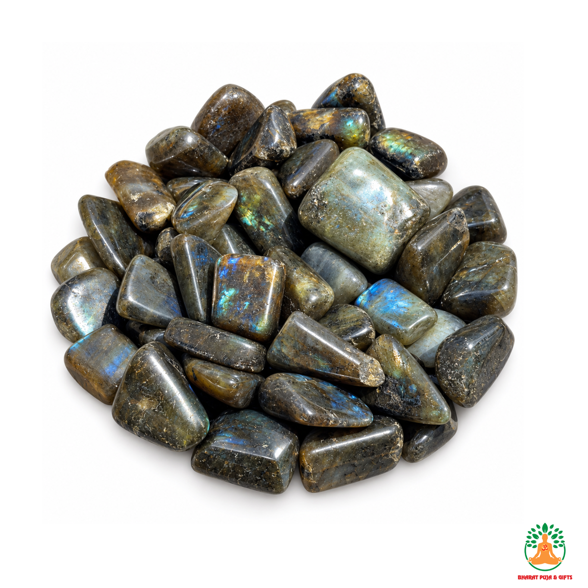 Labradorite Tumble Stones – Polished Natural Gemstones | Manifestation Healing and Meditation Crystals