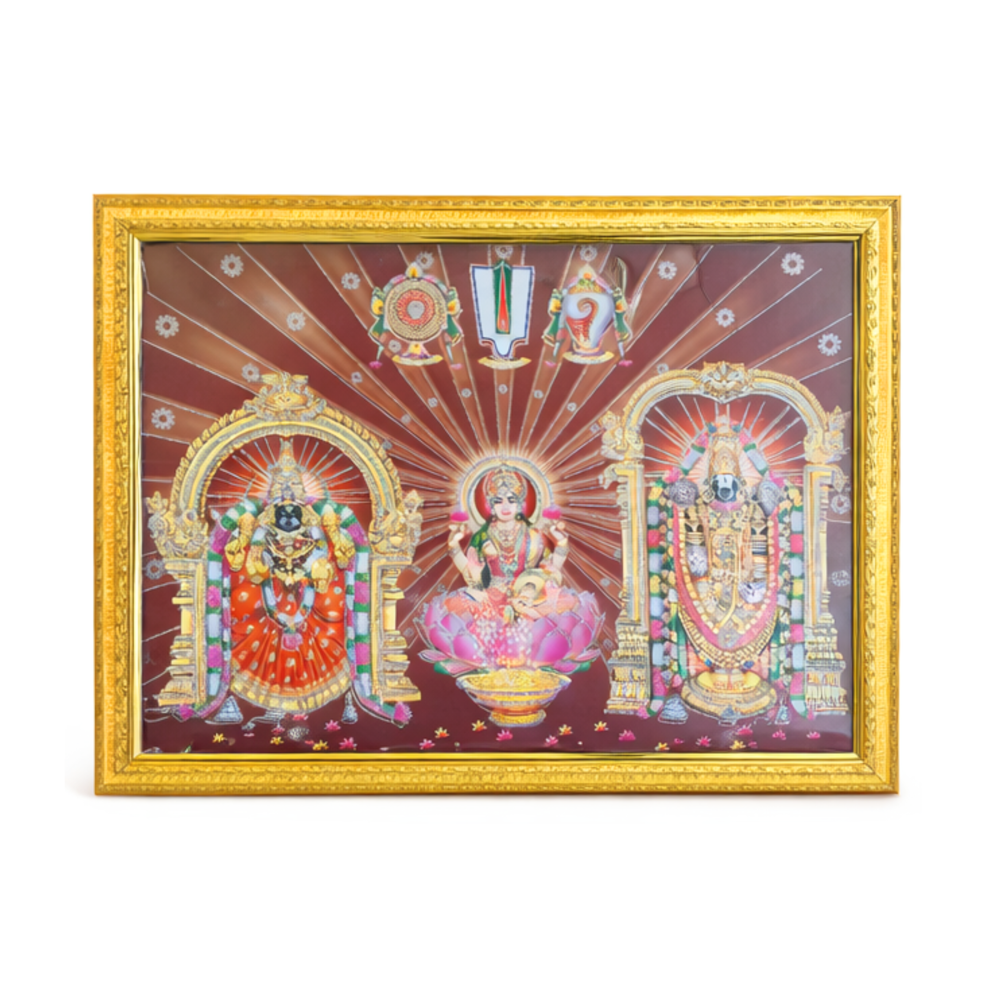 Balaji Lakshmi Bhudevi Hanging Wall Photo