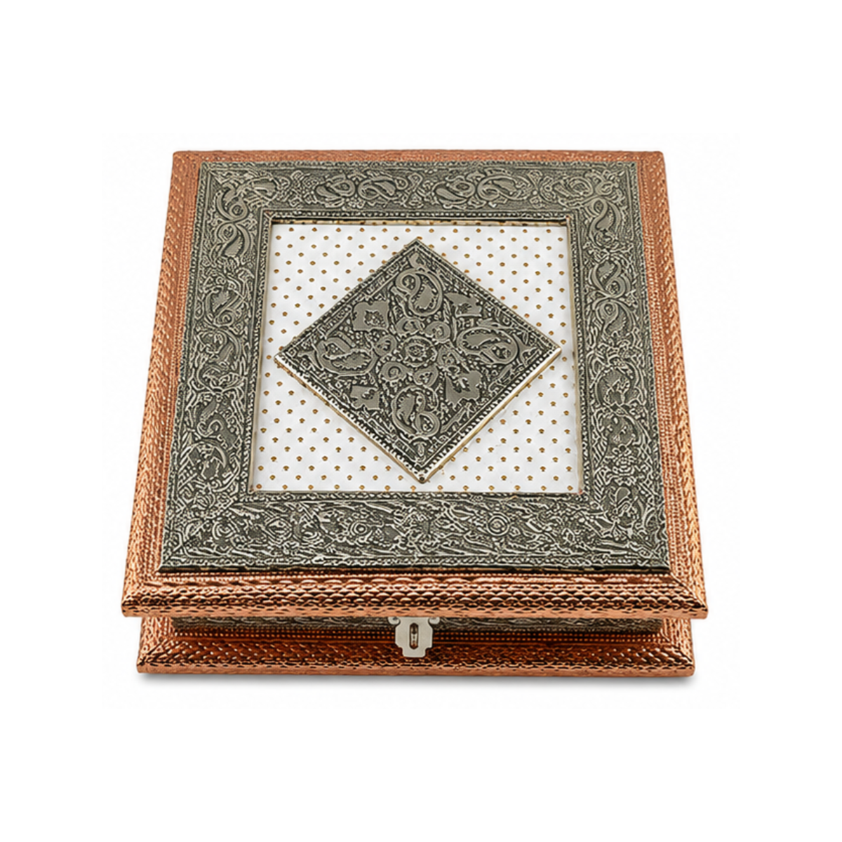 Dry Fruit Box Rose Gold | Fancy Diwali Gift Box