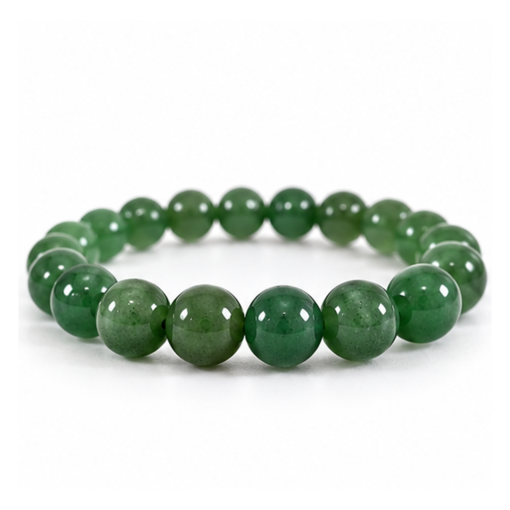 Green Aventurine Bracelet | Natural Green Crystal Gemstone Bracelet | Luck & Prosperity Jewelry | Crystal Bracelet | Gift for Men & Women