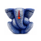 Blue Ganesha Idol | Modern Artistic Lord Ganesha Statue for Office Decor Car Dashboard