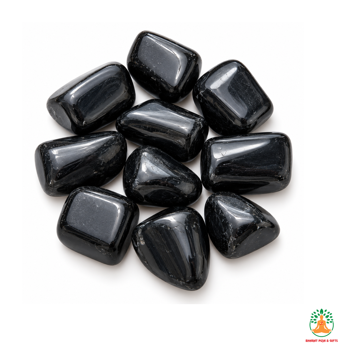 Natural Black Obsidian Tumble Stones – Polished Black Gemstones | Manifestation Healing and Meditation Crystals