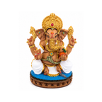Decorative Large Ganesha Murti | Traditional Lord Ganesha Idol | Ganpati Murti for Ganesha Chaturthi