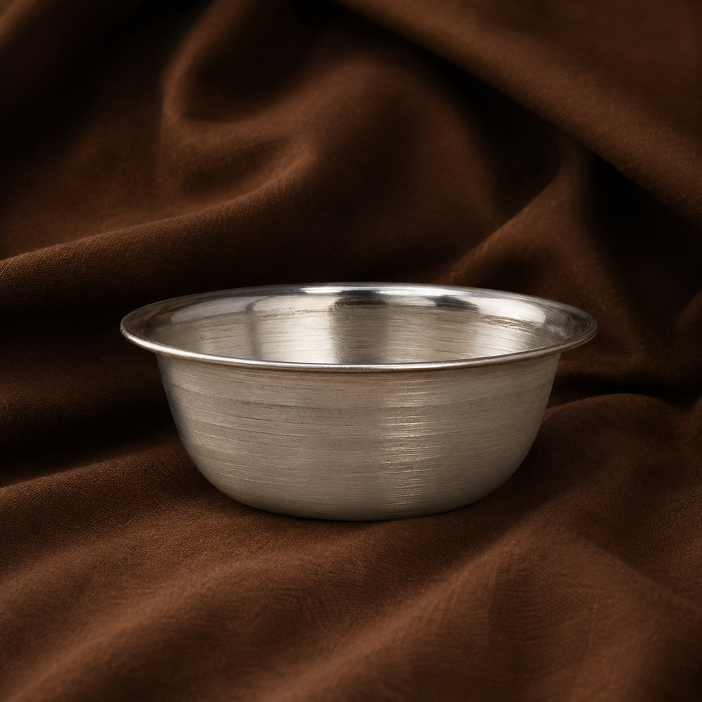 Pure Silver Small Puja Bowl (Katori) | Traditional Offering Bowl