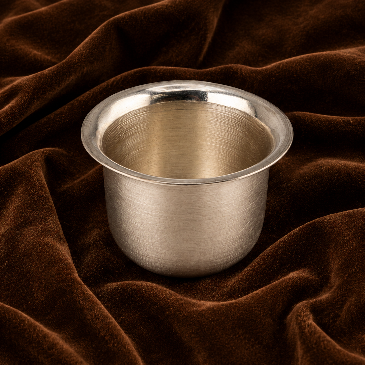 Silver Fulpatra – Traditional Pooja Offering Bowl