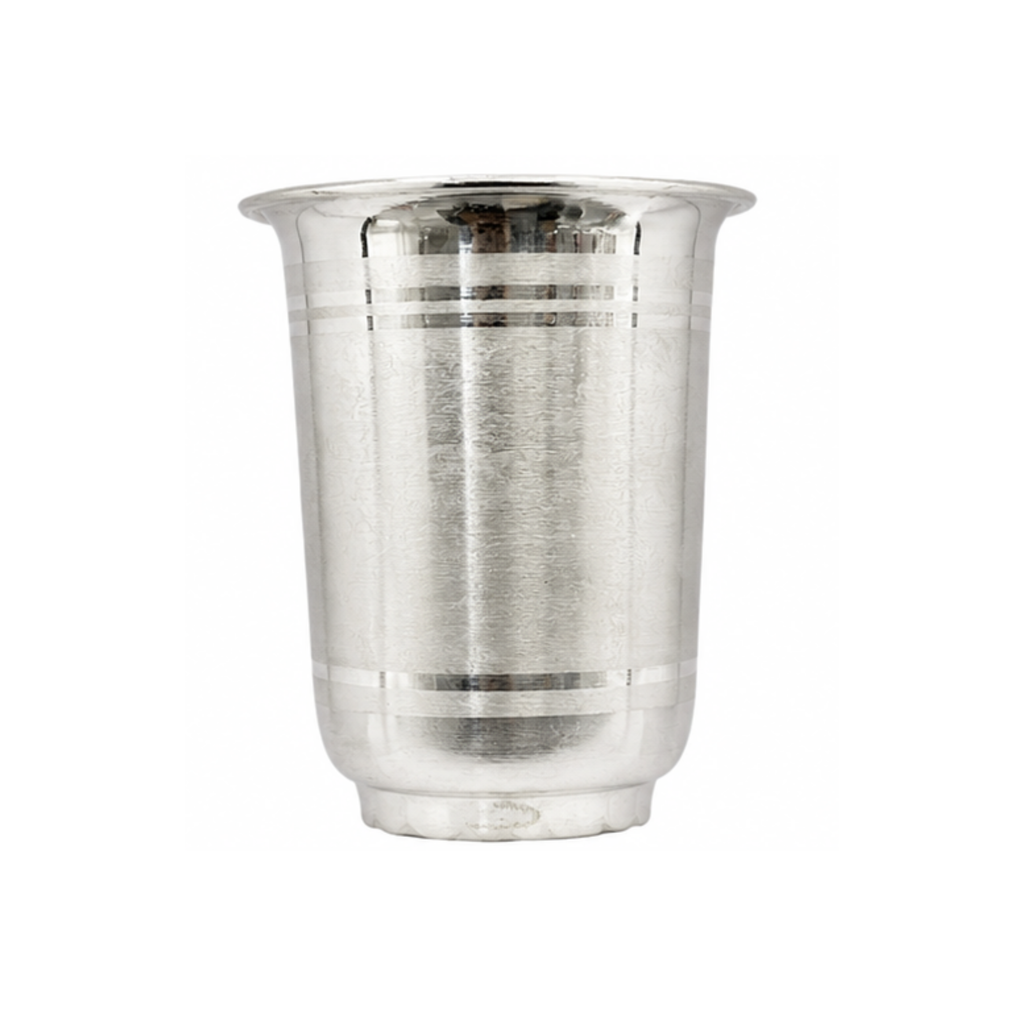 Silver Glass | Pure Silver Water Cup | Silver Tumbler | Silver Cup for Baby