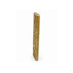 Brass Vishnu Paduka Decorative Wall Plaque | Shankh Naman Chakra Plate for Main Door – Vastu Rectification | Brass Shankh Chakra Namah Wall Hanging