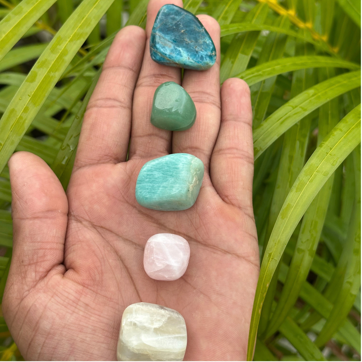 Love & Relationship Tumble Stone Set – 5 Polished Gemstones for Love Self-Love Emotional Balance & Personal Growth| Tumbled Crystals Set | Spiritual Gift | Manifestation and Meditation Crystals