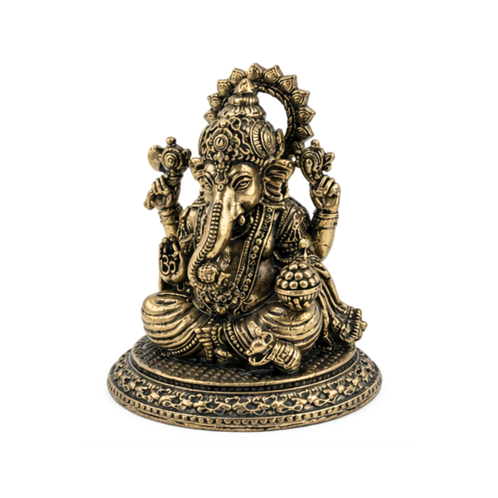 Panchadhatu Ganesha Idol with Modak in Trunk | Panchaloha Ganesha with Modak | Panchalogam Ganapati Murti with Modak