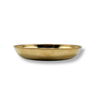 Kansa Plate 4 in | Traditional Bronze Dining & Puja Plate | Prasad Plate