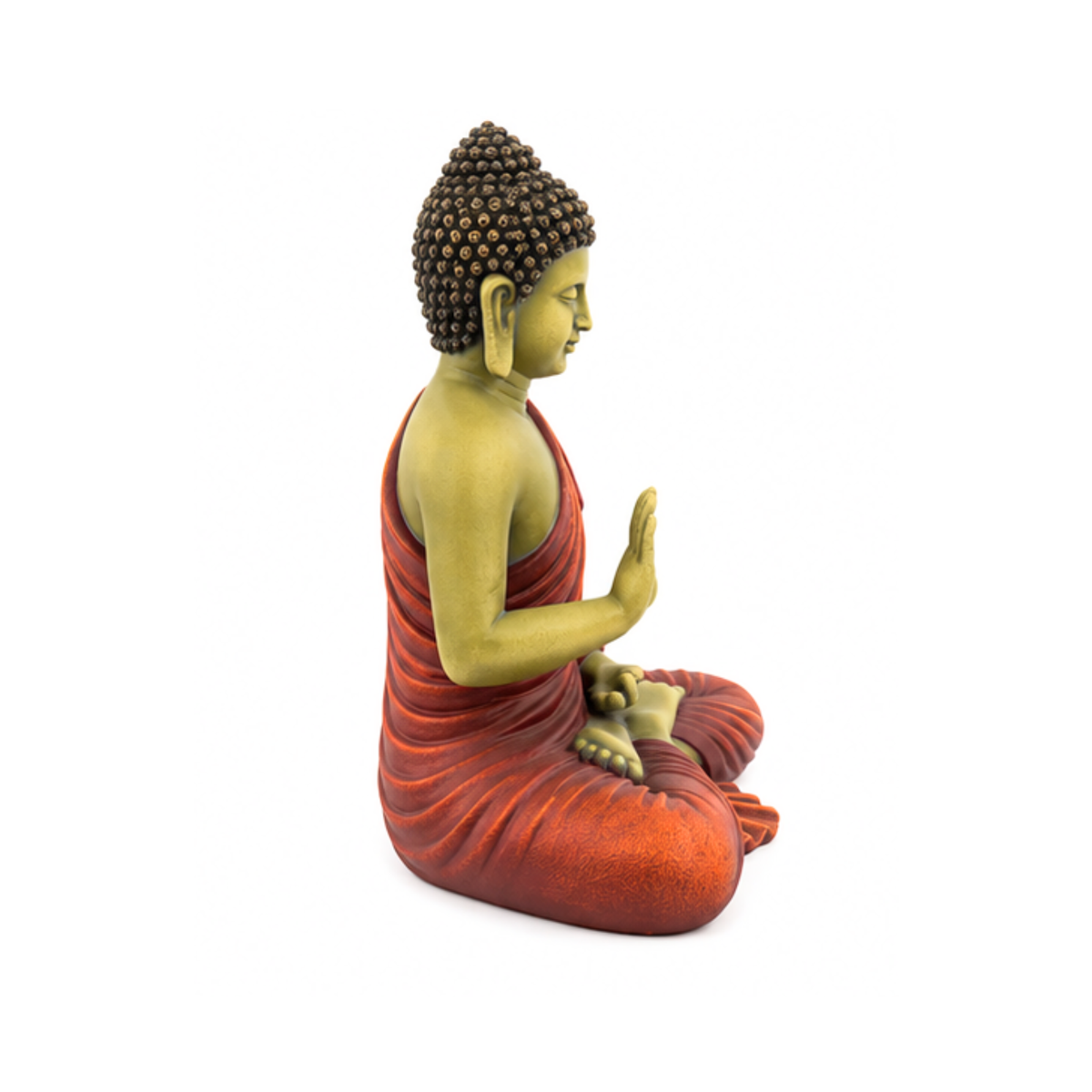 Meditating Buddha in Abhaya Mudra | Traditional Buddha Statue | Buddha Idol