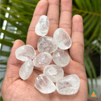 Natural Clear Quartz Tumble Stones – Polished Crystal Gemstones | Manifestation and Healing Crystals