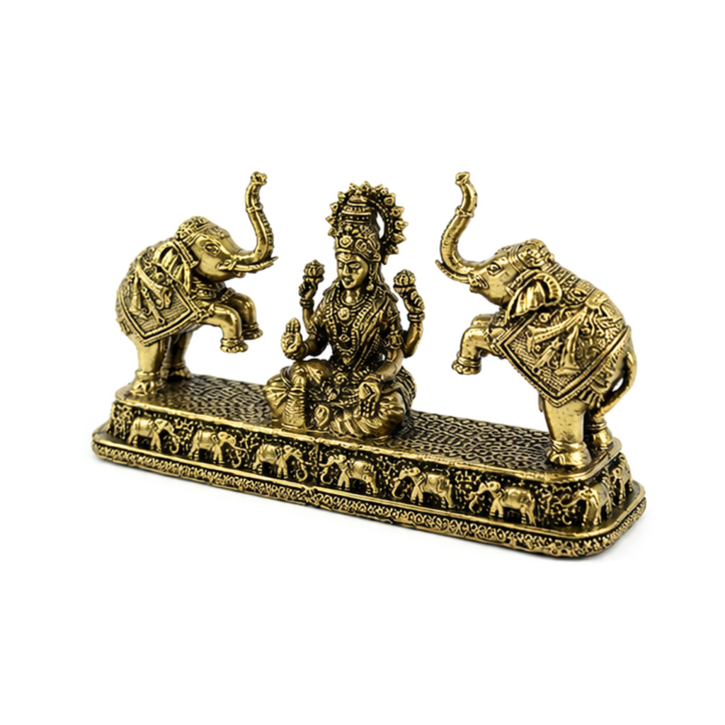 Panchadhatu Gajalakshmi Idol | Panchalogam Laxmi with Elephants Murti | Panchaloha Lakshmi Statue