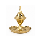 Brass Agarbatti Stand | Traditional Incense Holder with Base